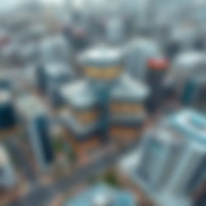 Aerial view showcasing Deira City Center