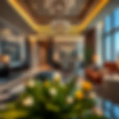 Luxury Apartment Interior Elegant interior of a high-end apartment featuring lavish decor and amenities