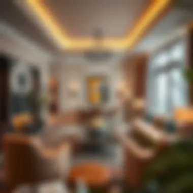 Interior design of a high-end Dubai apartment