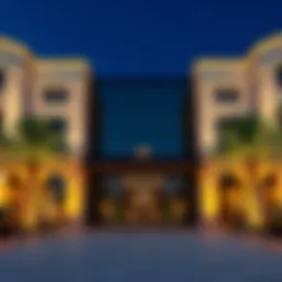 Stunning exterior view of The Manor showcasing its architectural elegance