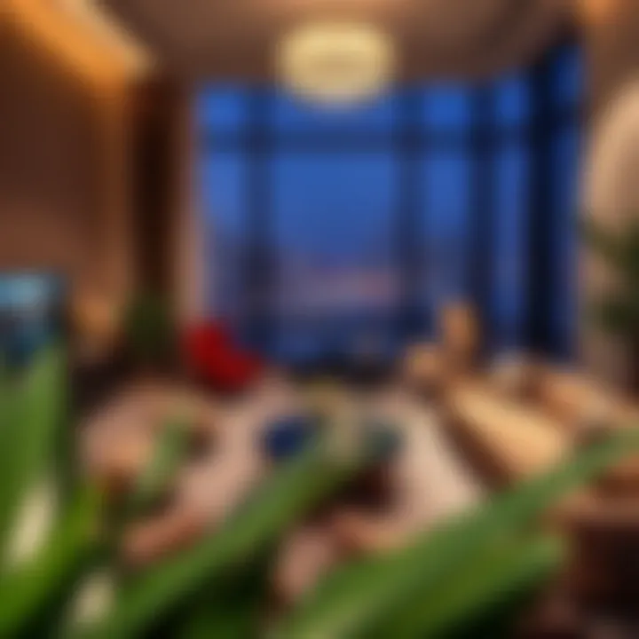 Luxurious Living Room at Marina Quays West Luxurious living room with stunning marina views