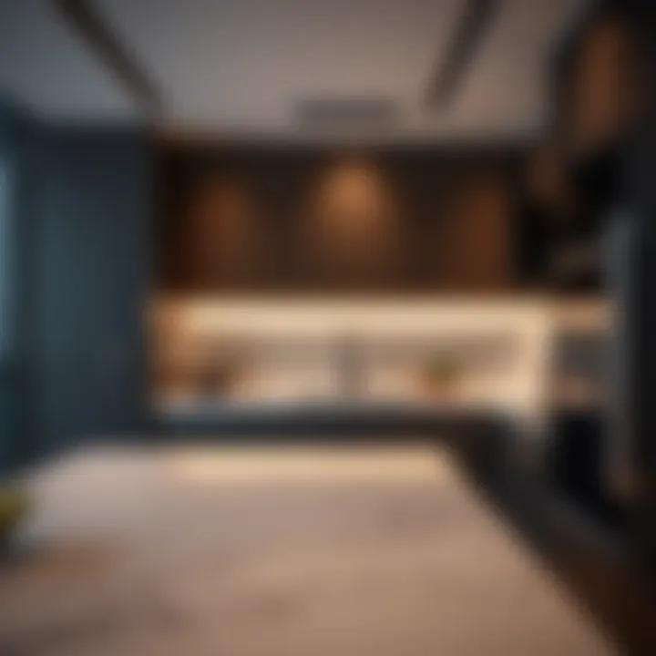 Modern kitchen design in Millennium Montrose Executive Apartment