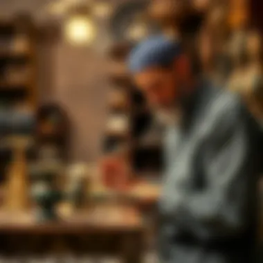 Craftsmanship at Its Finest in Naif Artisan showcasing intricate craftsmanship in furniture making
