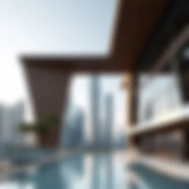 Architectural Marvel of The Pad The Pad Dubai architectural design with a modern skyline