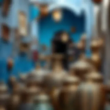 Cultural Artifacts of the Blue Souk Cultural artifacts reflecting the heritage of the marketplace