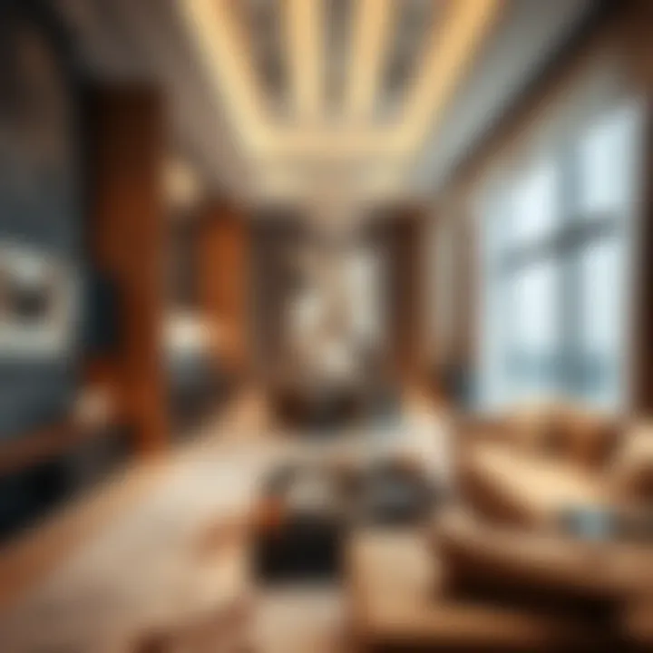 Luxurious interior design elements within Omniyat Anwa's residences