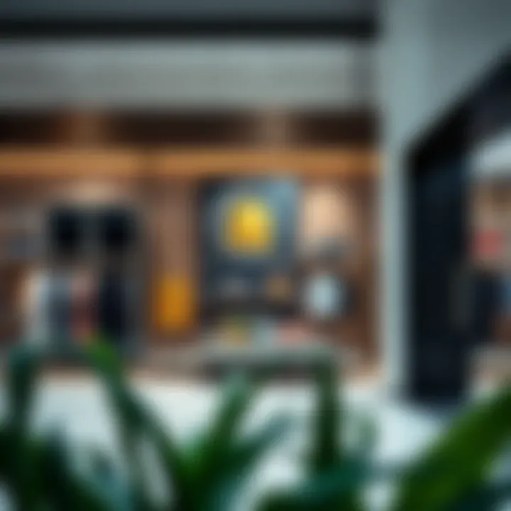 Trendy boutiques showcasing the latest fashion collections