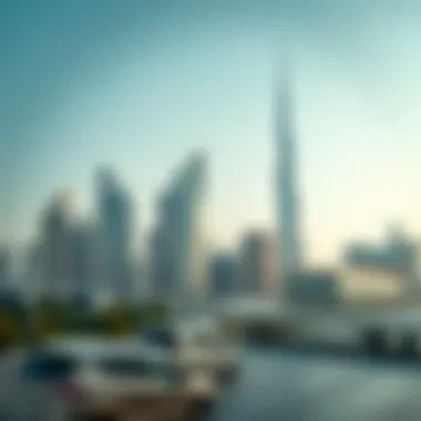Modern architectural design of Dubai's skyline