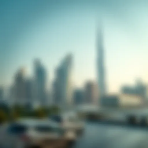 Modern architectural design of Dubai's skyline