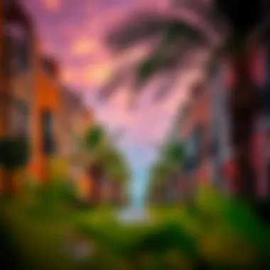 Exploring Neighborhoods: The Pulse of Dubai's Real Estate Vibrant neighborhood showcasing Dubai's residential properties
