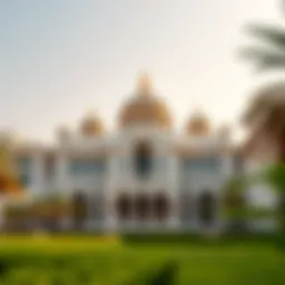 A panoramic view of دوار الساعة showcasing its architectural grandeur
