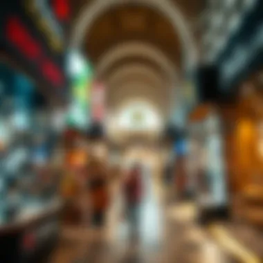 Modern shopping experience within a contemporary souq