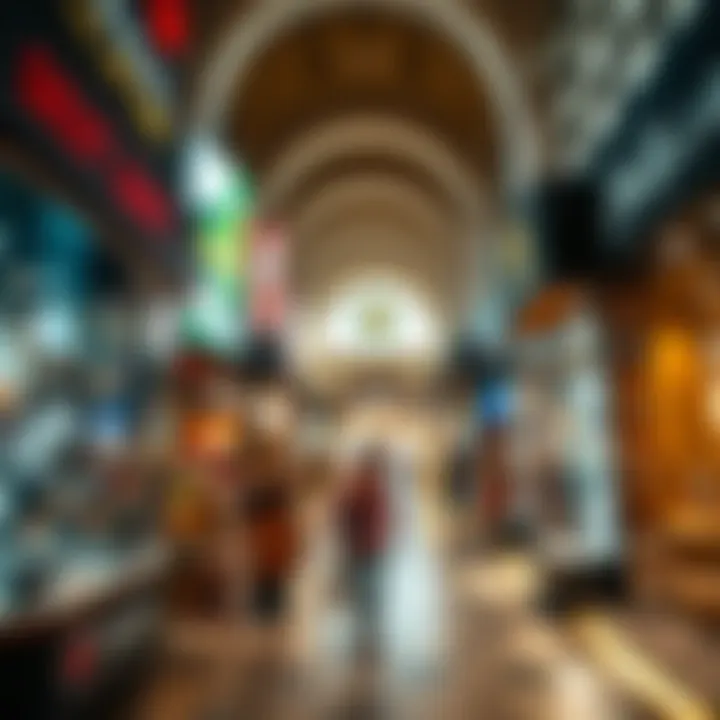 Modern shopping experience within a contemporary souq
