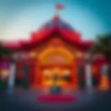 Colorful entrance to Global Village Dubai