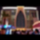 Exterior view of Dubai Trade Center during a major event