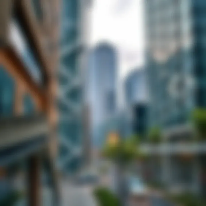 Stunning urban skyline showcasing modern architecture