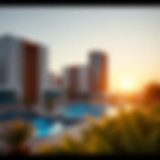 Stunning view of Wasl Vita's architectural design