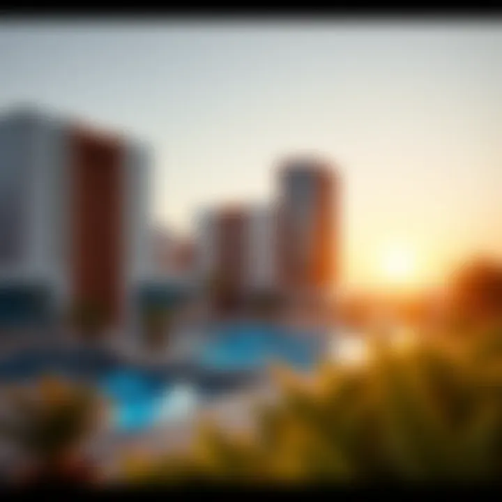 Stunning view of Wasl Vita's architectural design