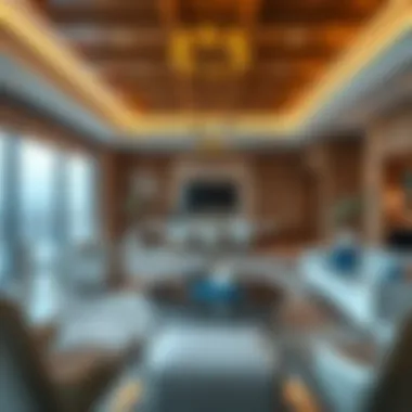 Interior showcasing luxurious amenities at Zabeel House Three Liwan