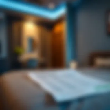 Calculator and budget sheet for rental expenses