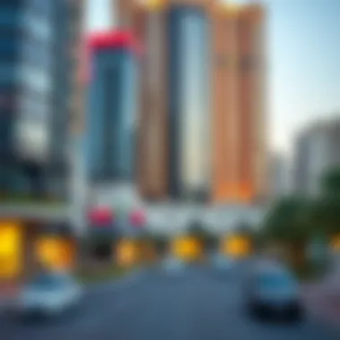 Popular Neighborhoods in Bur Dubai Map highlighting popular neighborhoods for renting in Bur Dubai
