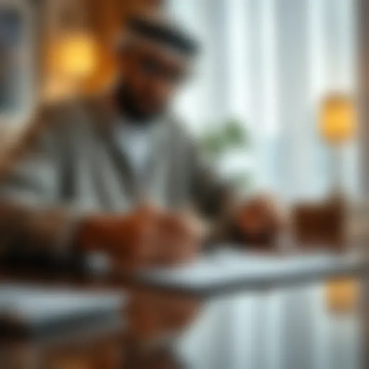 Traditional rental agreement being signed