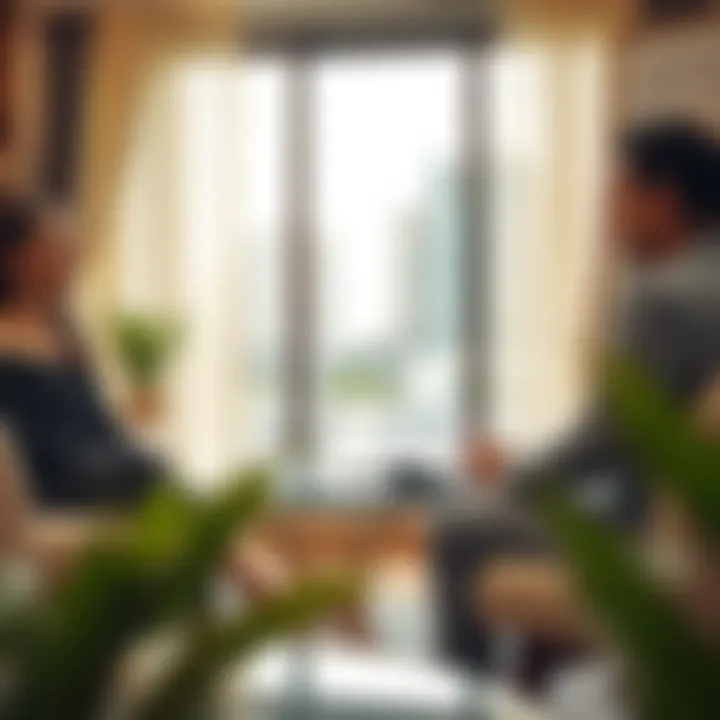 Meeting with legal advisor discussing freelance visa regulations