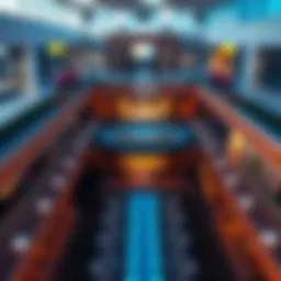 Aerial view of Golden Mile Galleria showcasing its modern architecture