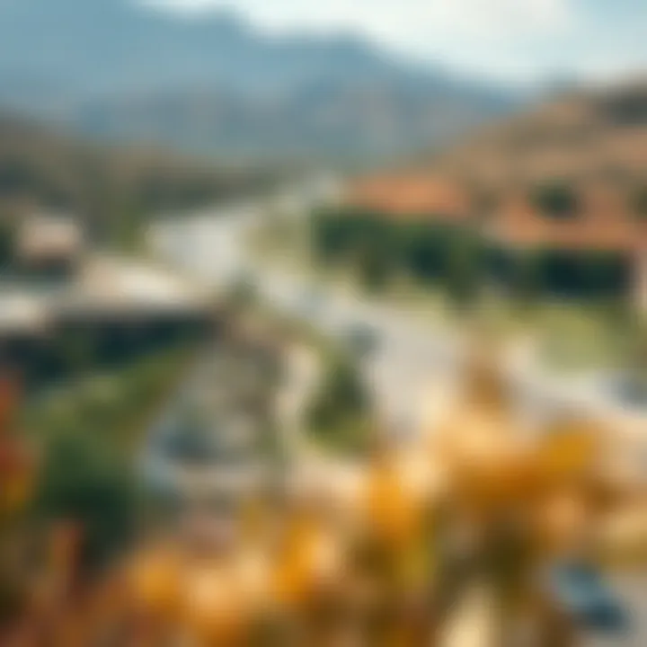 Stunning Landscape Around Golden Mile Galleria Beautiful landscape surrounding the Golden Mile Galleria