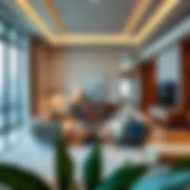 Elegant Interior Design of Greenside Residence Modern interior design showcasing living space in Greenside Residence