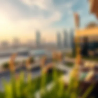 Breathtaking View from Greenside Residence Scenic view from Greenside Residence overlooking Dubai skyline