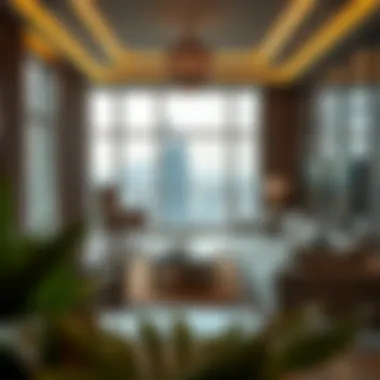 Luxury Living at Gulf Towers Luxurious interior of a residential unit in Gulf Towers