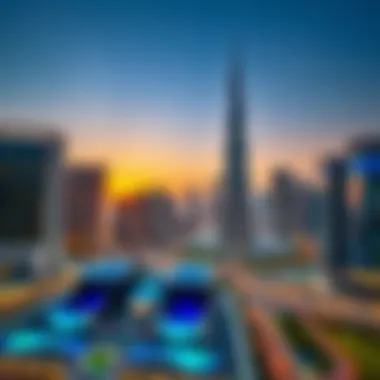 Skyline Perspective of Gulf Towers Breathtaking skyline view featuring Gulf Towers