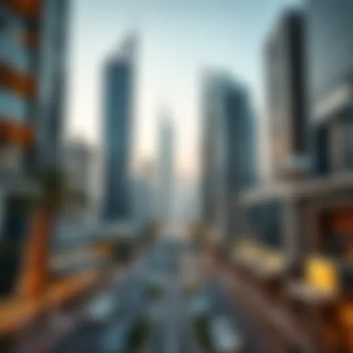 Dubai skyline showcasing modern business architecture