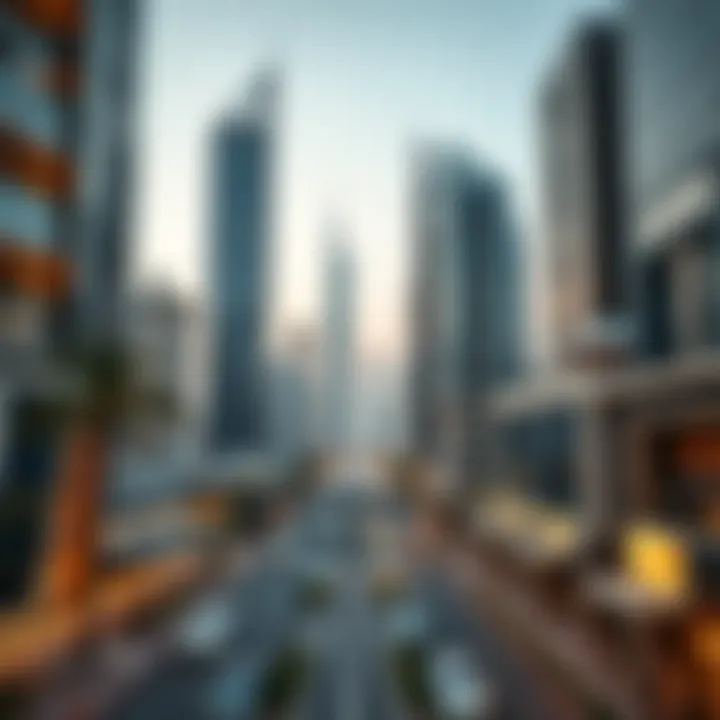 Dubai skyline showcasing modern business architecture