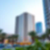 Architectural Elegance of the Intercontinental Residence Stunning architectural view of Intercontinental Residence