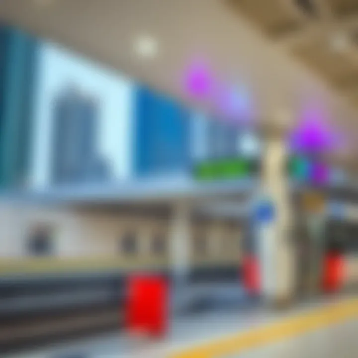 Accessibility Features of Jadaf Metro Station Jadaf Metro Station showcasing accessibility features