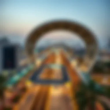 Panoramic View of Jadaf Metro Station Panoramic view of Jadaf Metro Station and surrounding area