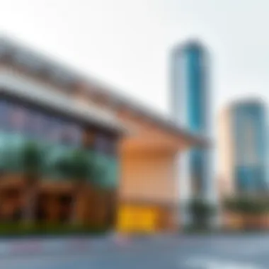 Striking Architecture of Jetset Business Center Exterior view of Jetset Business Center with contemporary architecture