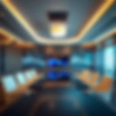 Innovative Meeting Spaces at Jetset Business Center High-tech meeting room equipped with advanced technology