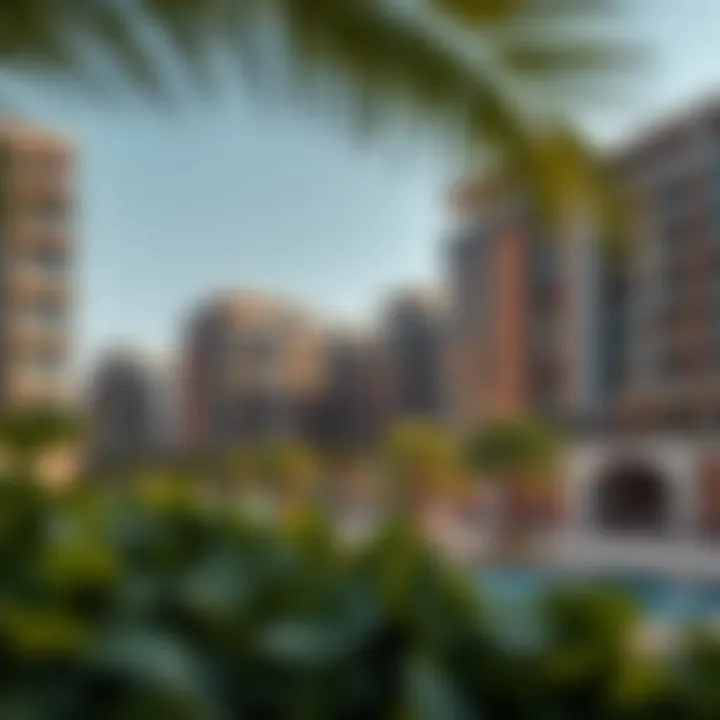 Modern residential buildings in La Mer