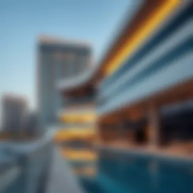 Modern Architecture of Le Mer Architectural details of Le Mer Dubai's modern design