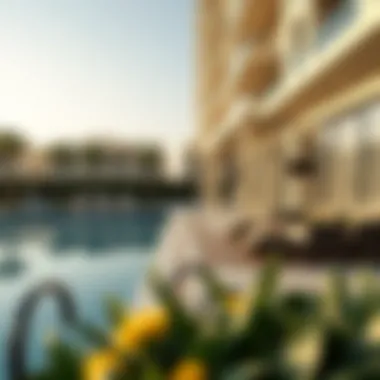 Luxurious lifestyle depiction within Marina Cascades community