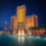 Stunning view of Marina Cascades showcasing its modern architecture
