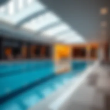 Amenities at Marina Quays West Tower Amenities at Marina Quays West Tower including swimming pool and gym facilities