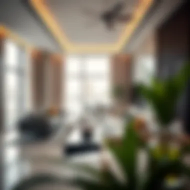 Interior Elegance at Marina Vista Luxurious interior of a Marina Vista residence highlighting modern design