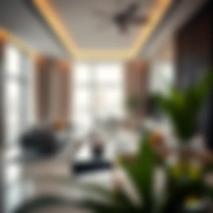 Interior Elegance at Marina Vista Luxurious interior of a Marina Vista residence highlighting modern design