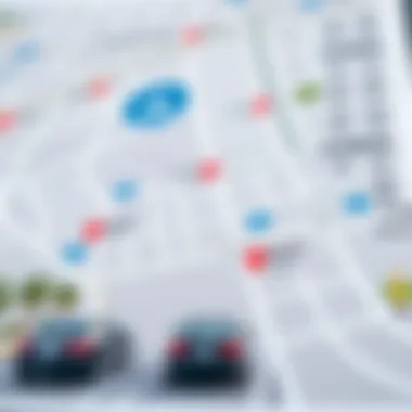Map showing Mawaqif resident parking zones