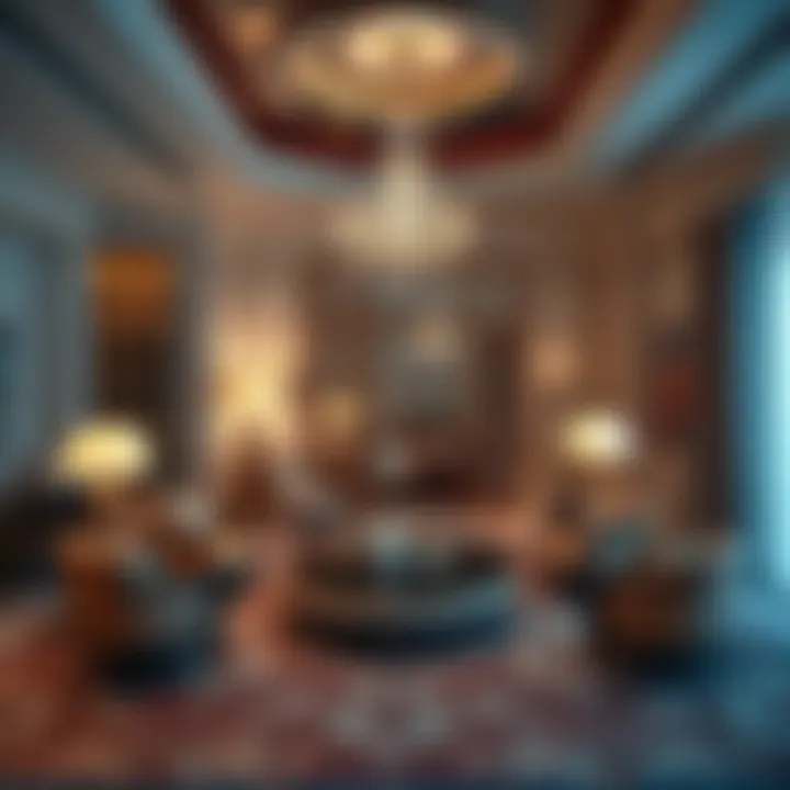 Lavish suite interior at Mövenpick