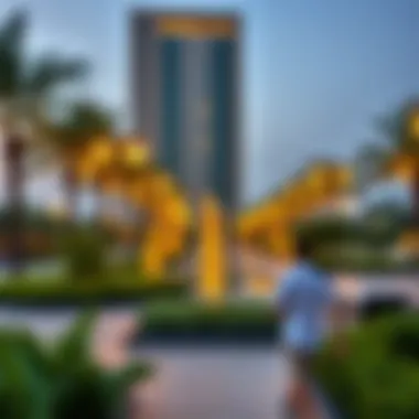 Vibrant Public Spaces in Nad Al Sheba Gardens Vibrant public spaces promoting community interaction in Nad Al Sheba Gardens